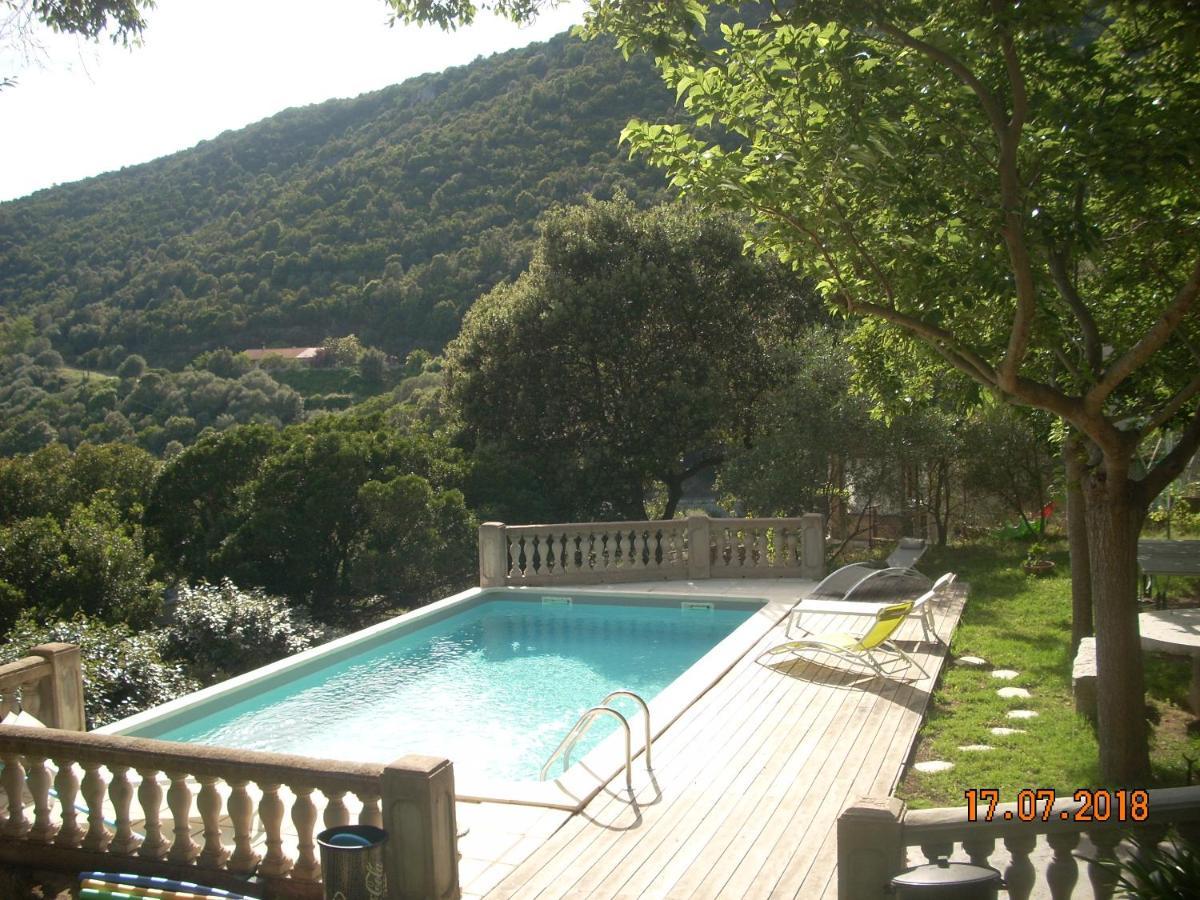 Chambre Independante Climatisee, Cuisine D'Ete, Piscine Сартен Экстерьер фото
